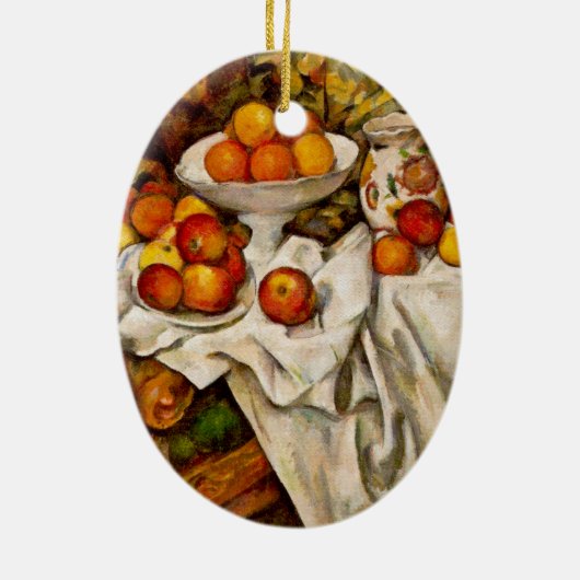 Paul Cezanne Apples Orange Impressionismus Keramikornament (Hinten)