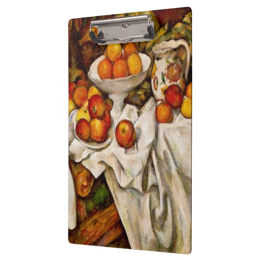 Paul Cezanne Apples Orange Impressionismus Klemmbrett (Links)
