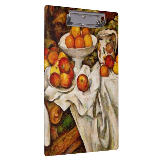 Paul Cezanne Apples Orange Impressionismus Klemmbrett (Rechts)