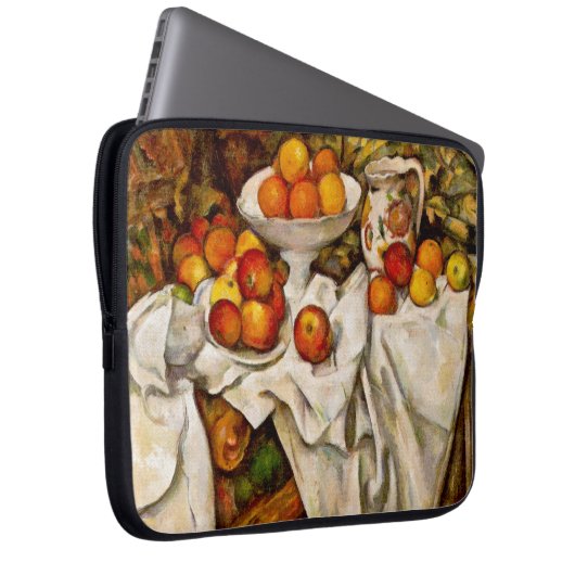Paul Cezanne Apples Orange Impressionismus Laptopschutzhülle (Vorne Rechts)