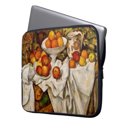 Paul Cezanne Apples Orange Impressionismus Laptopschutzhülle (Vorderseite Links)