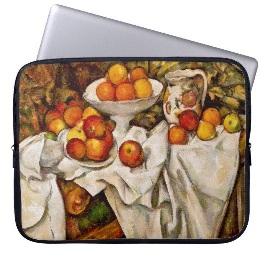 Paul Cezanne Apples Orange Impressionismus Laptopschutzhülle (Vorderseite)