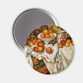 Paul Cezanne Apples Orange Impressionismus Magnet (Vorderseite/Rückseite)