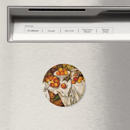 Paul Cezanne Apples Orange Impressionismus Magnet (In Situ (Geschirrspüler))