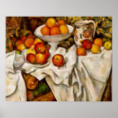 Paul Cezanne Apples Orange Impressionismus Poster (Vorne)