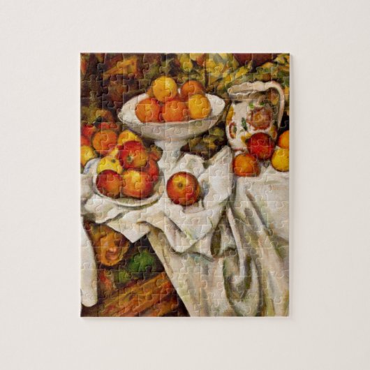 Paul Cezanne Apples Orange Impressionismus Puzzle (Vertikal)