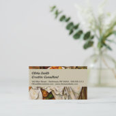 Paul Cezanne Apples Orange Impressionismus Visitenkarte (Stehend Vorderseite)