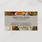 Paul Cezanne Apples Orange Impressionismus Visitenkarte (Rückseite)