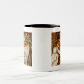 Paul Cezanne Apples Orange Impressionismus Zweifarbige Tasse (Mittel)