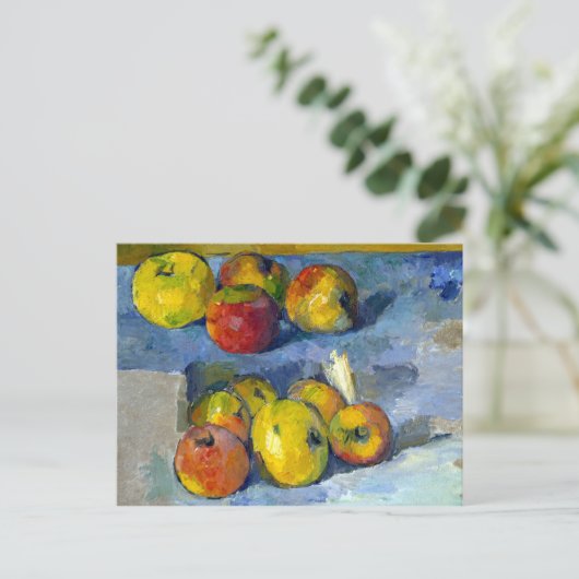 Paul Cezanne Apples Postkarte (Stehend Vorderseite)