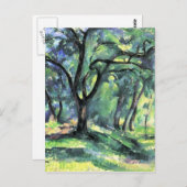 Paul Cezanne Artwork Postkarte (Vorne/Hinten)
