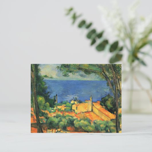 Paul Cezanne Artwork Postkarte (Stehend Vorderseite)
