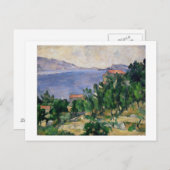 Paul Cezanne | Aussicht auf den Marseilleveyre und Postkarte (Vorne/Hinten)