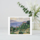 Paul Cezanne | Aussicht auf den Marseilleveyre und Postkarte (Stehend Vorderseite)