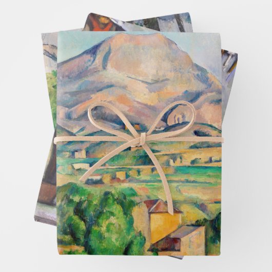 Paul Cezanne - Auswahl der Masterstudiengänge Geschenkpapier Set (Beispiel)