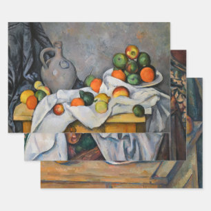 Paul Cezanne - Auswahl der Meisterwerke von Stilll Geschenkpapier Set