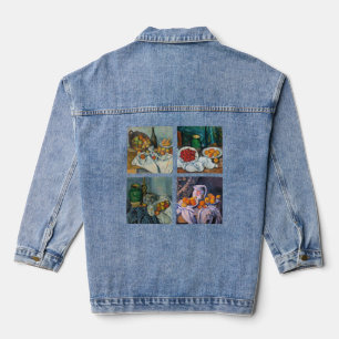 Paul Cezanne - Auswahl der Meisterwerke von Stilll Jeansjacke