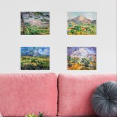 Paul Cezanne - Auswahl Mont Sainte-Victoire Bilderwand Sets (Wohnzimmer)