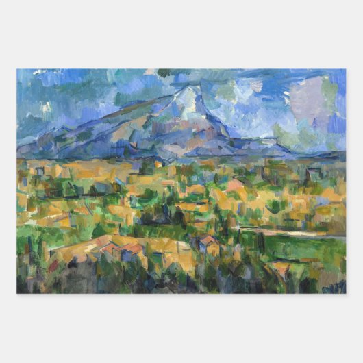 Paul Cezanne - Auswahl Mont Sainte-Victoire Geschenkpapier Set (Vorderseite 3)