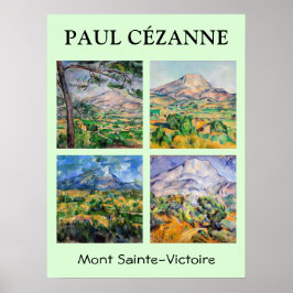 Paul Cezanne - Auswahl Mont Sainte-Victoire Poster