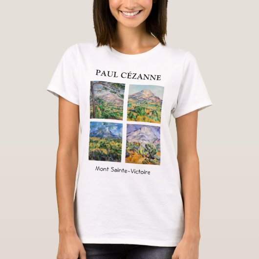 Paul Cezanne - Auswahl Mont Sainte-Victoire T-Shirt (Vorderseite)