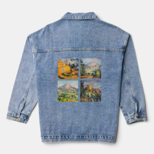 Paul Cezanne - Auswahl von landschaftlichen Meiste Jeansjacke