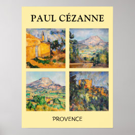 Paul Cezanne - Auswahl von landschaftlichen Meiste Poster