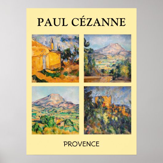 Paul Cezanne - Auswahl von landschaftlichen Meiste Poster (Vorne)