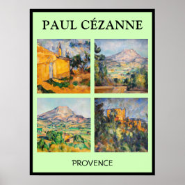 Paul Cezanne - Auswahl von landschaftlichen Meiste Poster