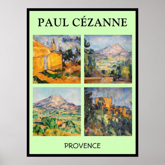 Paul Cezanne - Auswahl von landschaftlichen Meiste Poster (Vorne)
