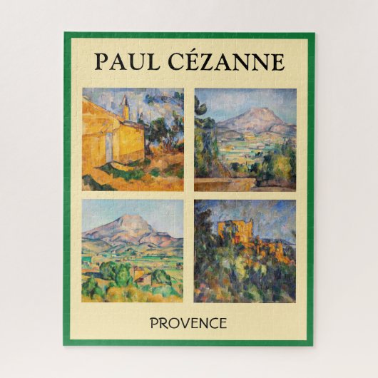 Paul Cezanne - Auswahl von landschaftlichen Meiste Puzzle (Vertikal)