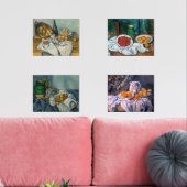 Paul Cezanne - Auswahl von Stillleben-Meisterwerke Bilderwand Sets (Wohnzimmer)