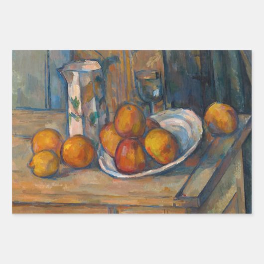 Paul Cezanne - Auswahl von Stillleben-Meisterwerke Geschenkpapier Set (Vorderseite 3)