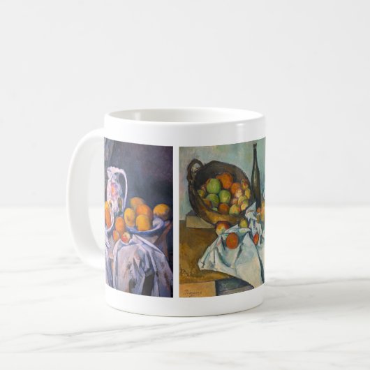 Paul Cezanne - Auswahl von Stillleben-Meisterwerke Kaffeetasse (Vorderseite Links)