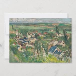 Paul Cezanne - Auvers, Panoramablick Einladung