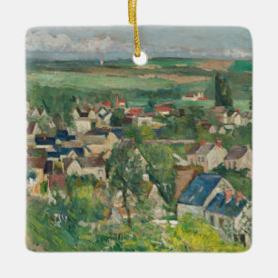 Paul Cezanne - Auvers, Panoramablick Keramikornament
