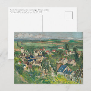 Paul Cezanne - Auvers, Panoramablick Postkarte