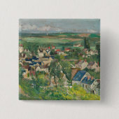 Paul Cezanne - Auvers, Panoramasicht Button (Vorderseite)