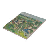 Paul Cezanne - Auvers, Panoramasicht Fliese (Seite)