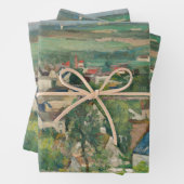 Paul Cezanne - Auvers, Panoramasicht Geschenkpapier Set (Beispiel)