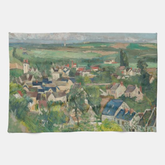 Paul Cezanne - Auvers, Panoramasicht Geschirrtuch (Horizontal)