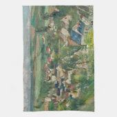 Paul Cezanne - Auvers, Panoramasicht Geschirrtuch (Vertikal)