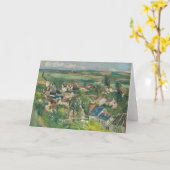 Paul Cezanne - Auvers, Panoramasicht Karte (Gelbe Blume)