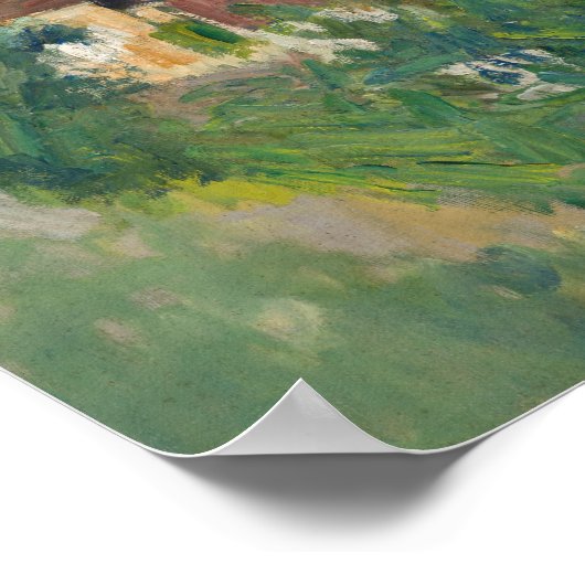 Paul Cezanne - Auvers, Panoramasicht Poster (Ecke)