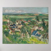 Paul Cezanne - Auvers, Panoramasicht Poster (Vorne)
