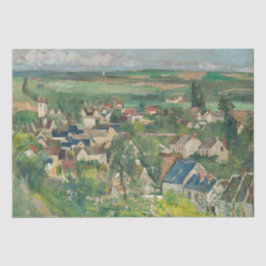 Paul Cezanne - Auvers, Panoramasicht Seidenpapier