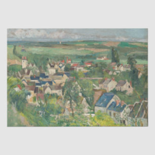 Paul Cezanne - Auvers, Panoramasicht Seidenpapier