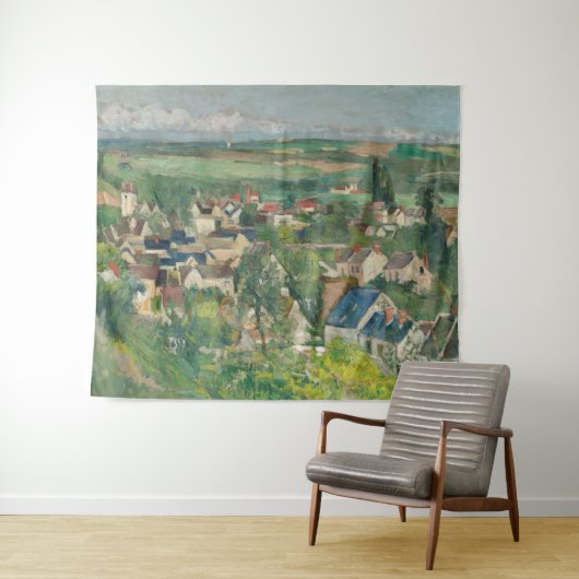 Paul Cezanne - Auvers, Panoramasicht Wandteppich (Beispiel (Horizontal))