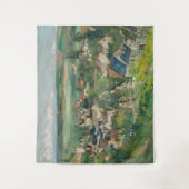 Paul Cezanne - Auvers, Panoramasicht Wandteppich (Vorderseite)