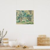 Paul Cezanne - Avenue of Kastanienbäume Poster (Küche)